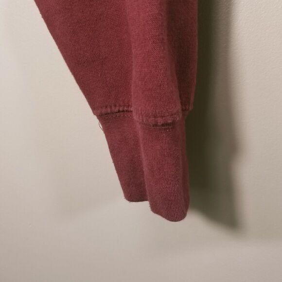 Oxford University Sweatshirt Mens Large Maroon Red UK College Logo Crewneck - Picture 4 of 11